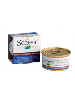 SCHESIR GATO ATUM COM SARDINHA E ARROZ AO NATURAL 85GR